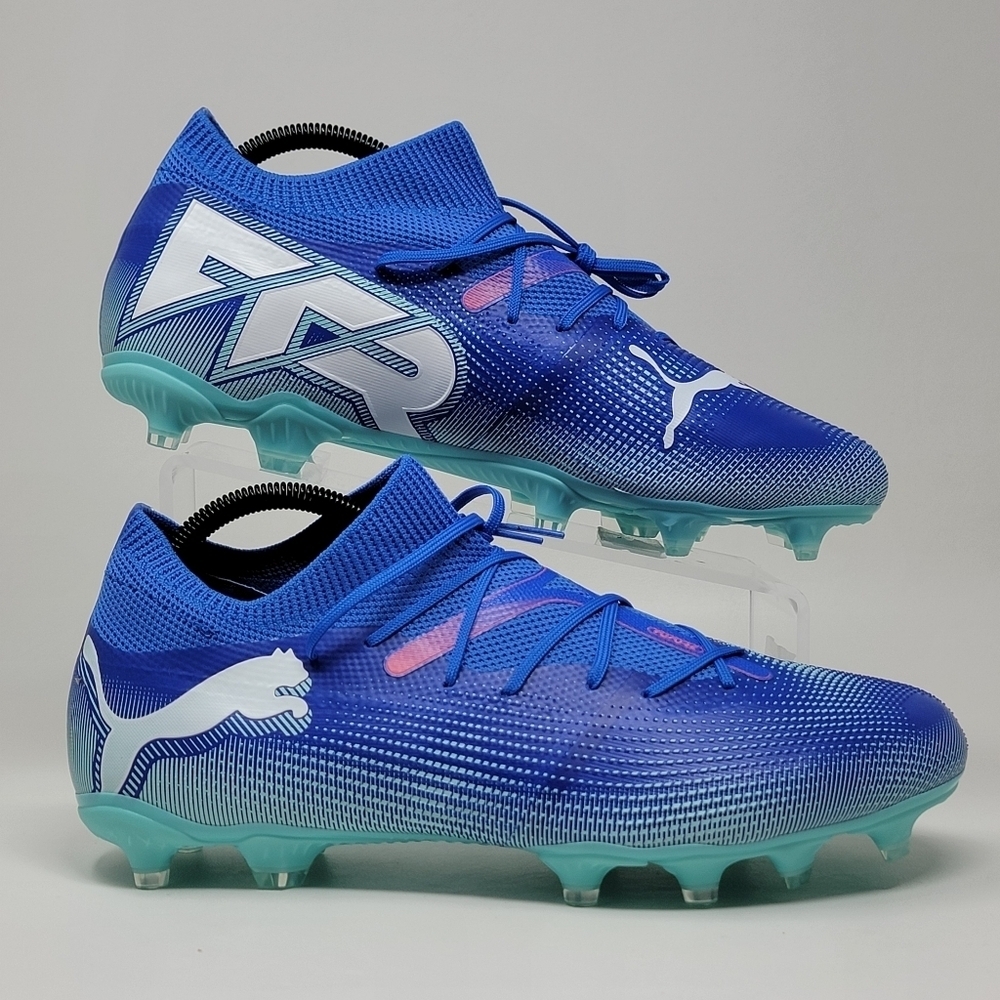 Puma Future 7 Match FG/AG Soccer Cleats 107931 01 Bluemazing Men’s Size 8.5 New - Picture 2 of 14